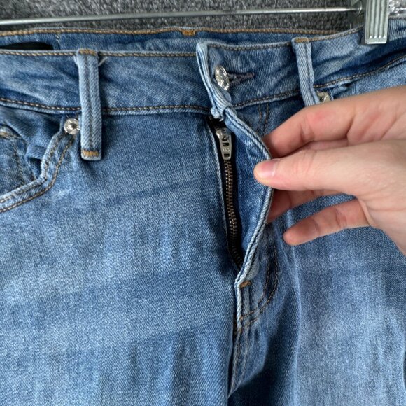 TRUE RELIGION JENNIE CURVY High RISE SKINNY Women Size 29 Stretch Denim Jeans - Picture 10 of 16